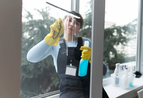 Nettoyage de vitres intérieures et extérieures à Lageon